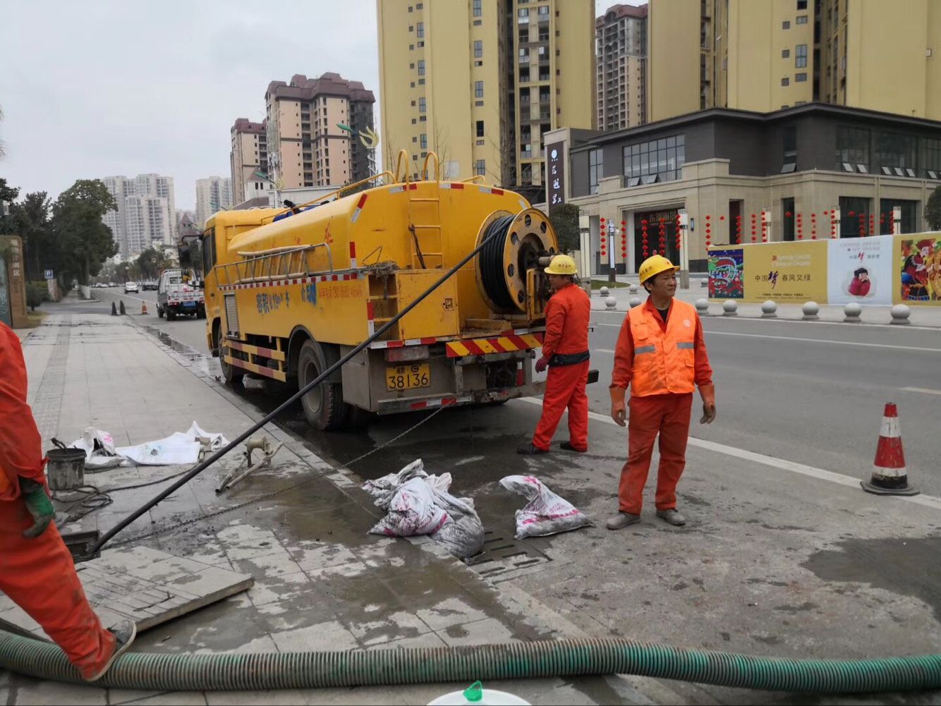 香坊排污管道清淤-管道清洗