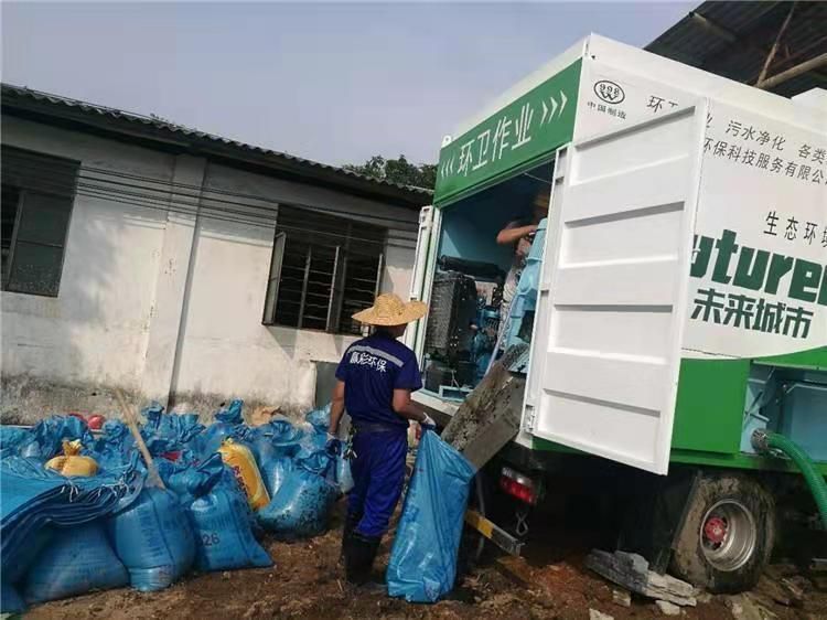 香坊工业污泥压干处理